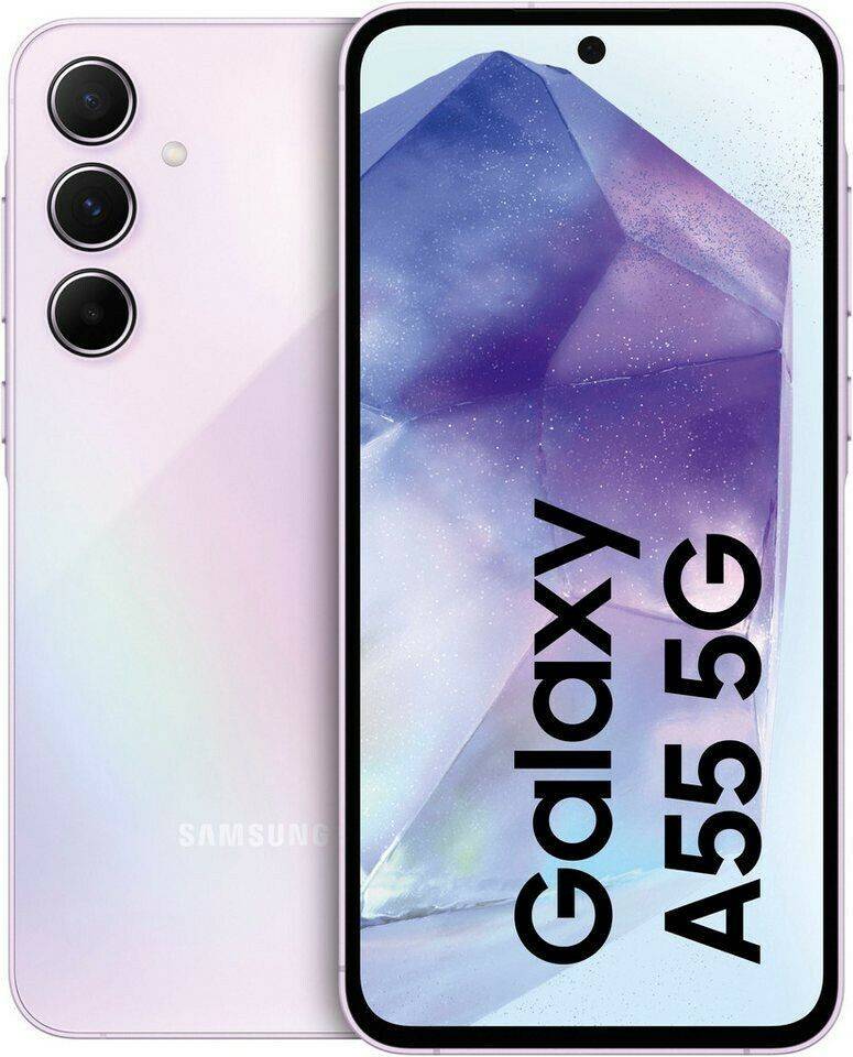 Samsung Galaxy A55128GB Flieder Handys & Smartphones