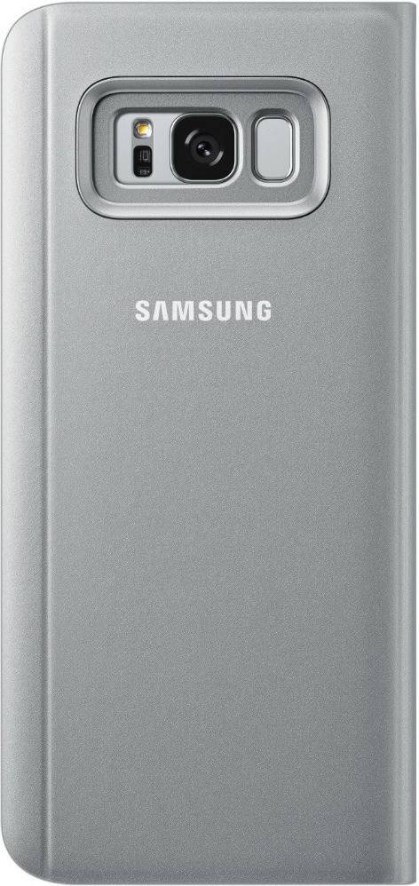 Handy-Zubehör Samsung Clear View Standing Cover (Galaxy S8+)silber