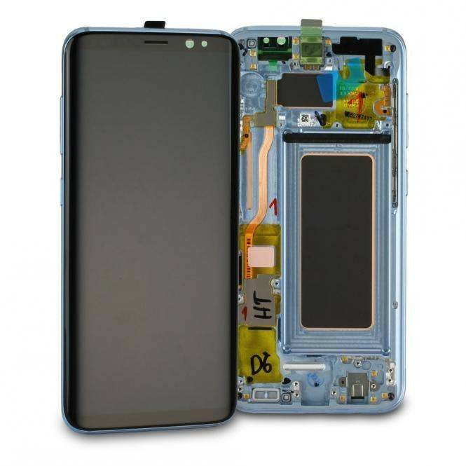 Handy-Zubehör Samsung Display LCD Set (Galaxy S8 G950F)blau