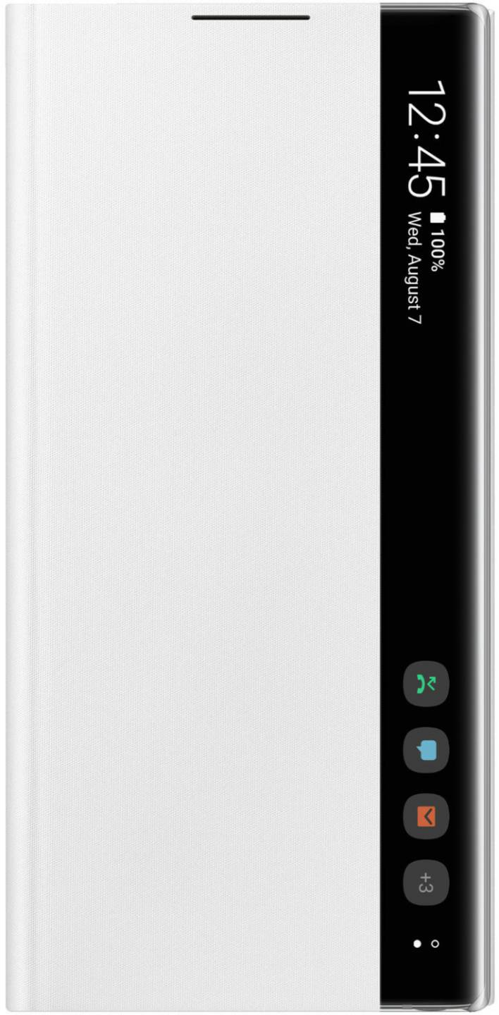 Samsung Clear View Cover (Galaxy Note 10)weiß Handy-Zubehör