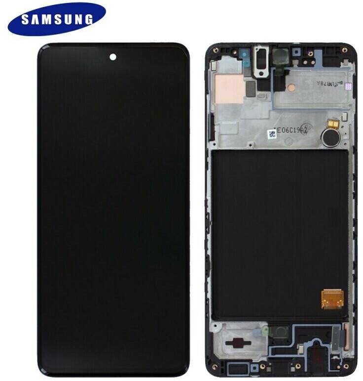 Handy-Zubehör Samsung GH82-21680A LCD Display Touch Screen (Galaxy A51 ) Schwarz