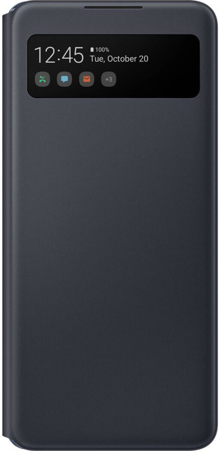 Handy-Zubehör Samsung S View Wallet Cover (Galaxy A42)Schwarz