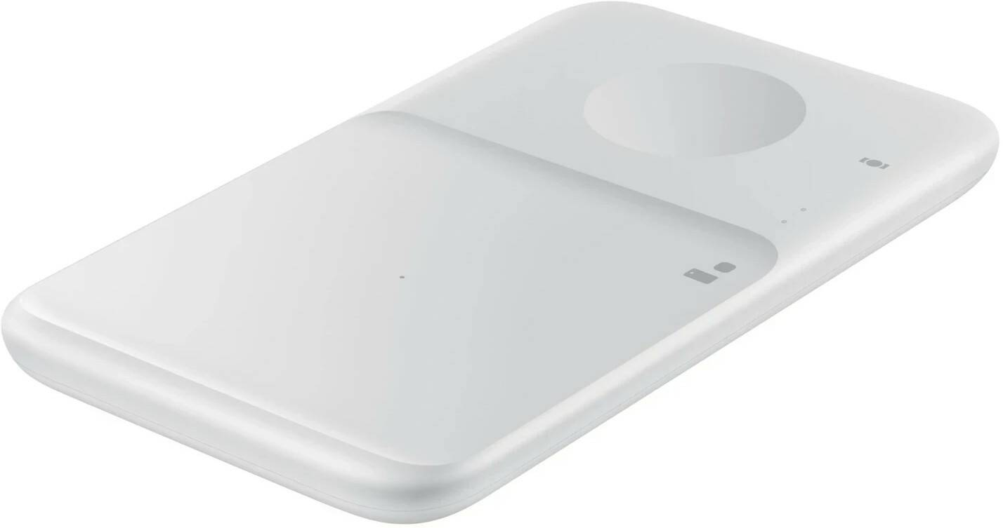 Handy-Zubehör Samsung Wireless Charger Duo EP-P4300mit Ladegerät Weiß
