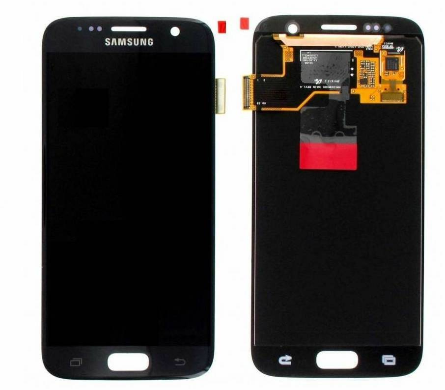 Handy-Zubehör Samsung LCD Service Pack (Galaxy S7 G930F)Black