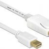 DeLock Kabel mini Displayport Stecker > Displayport Stecker83483 Kabel mini Displayport Stecker > Displayport Stecker (3,0m) TV-Zubehör