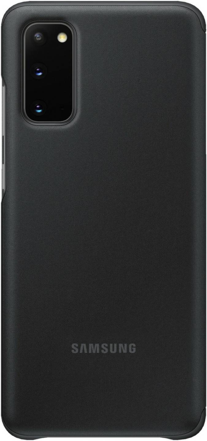 Handy-Zubehör Samsung Clear View Cover (Galaxy S20)schwarz