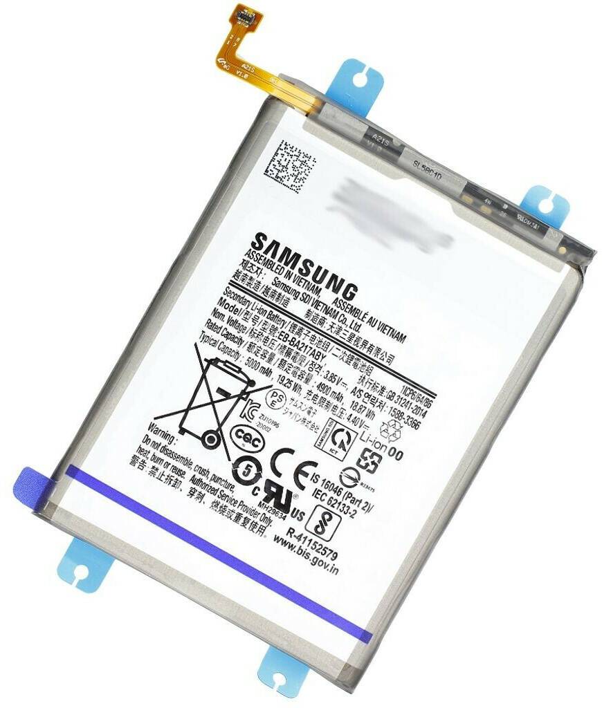 Samsung Akku für Galaxy A12/A21s (EB-BA217ABY) Handy-Zubehör