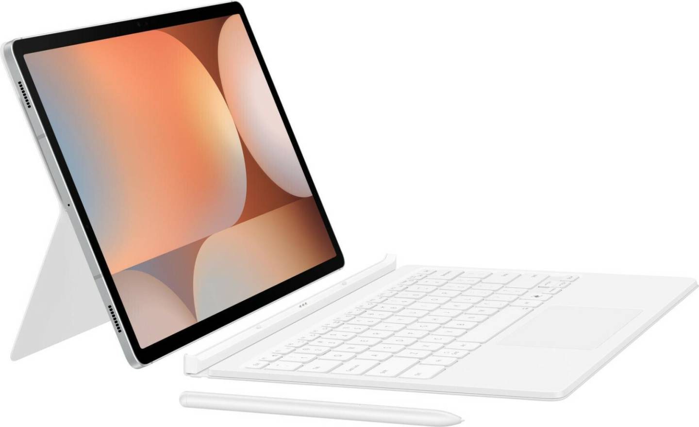 Samsung Galaxy Tab S10+ / S9+ Book Cover Keyboard - AI KeyWhite (DE) Eingabegeräte