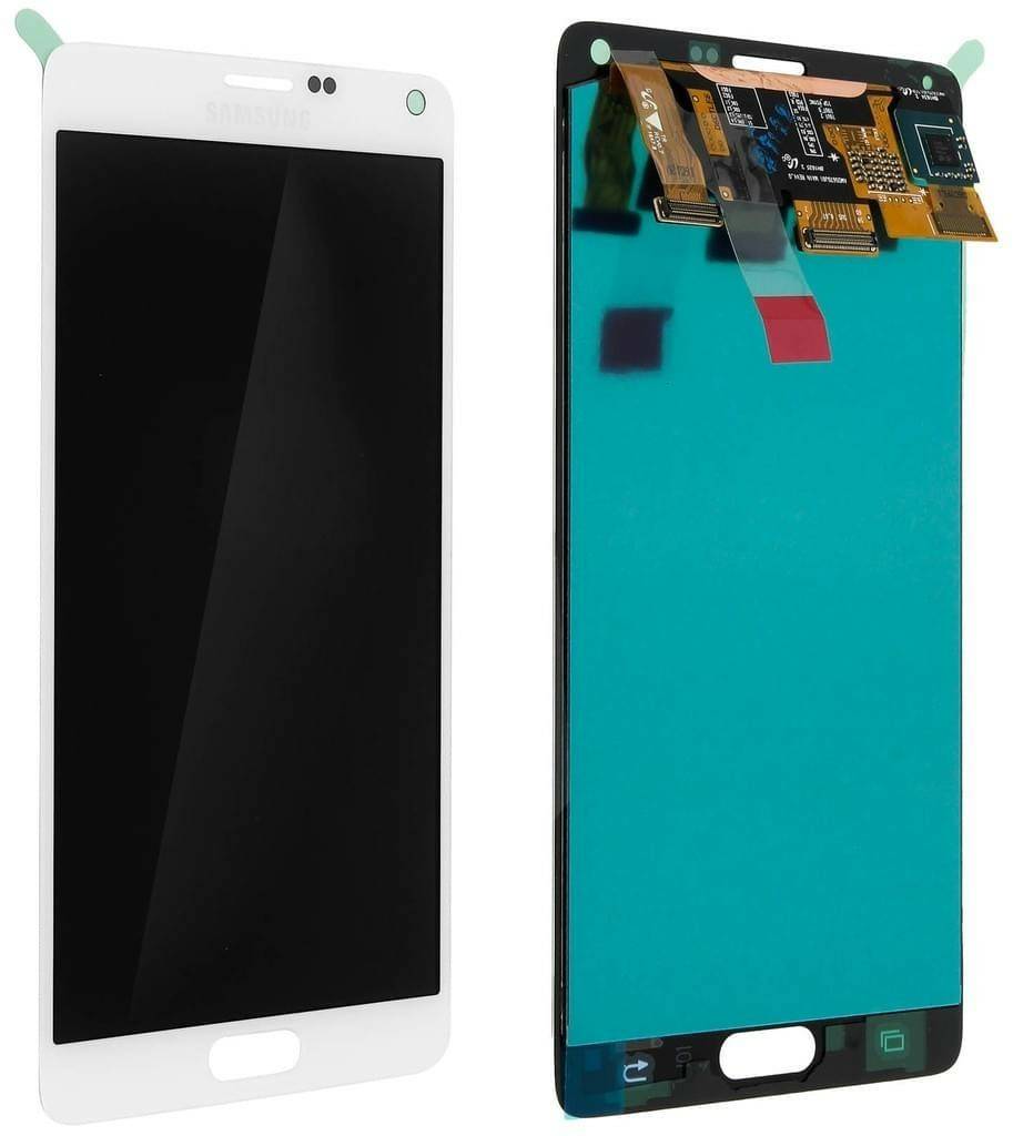 Samsung Display LCD Komplettset (Galaxy Note 4 N910F)Weiß Handy-Zubehör