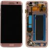 Samsung Display LCD Komplettset (Galaxy S7 Edge G935F)Pink Handy-Zubehör
