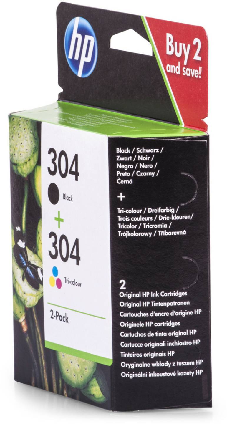 HP Nr. 304 schwarz + Farbe (3JB05AE) Druckerzubehör