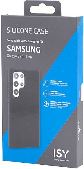 ISY ISC 2343 Backcover Samsung Galaxy S24 Ultra Schwarz Handy-Zubehör