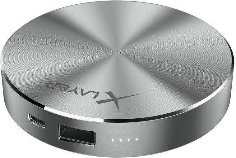 Handy-Zubehör Xlayer Powerbank MEETS Fashionsilber