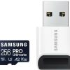 Samsung PRO Ultimate microSD (2023)256GB (MB-MY256SB/WW) + USB-Adapter Kamera-Zubehör