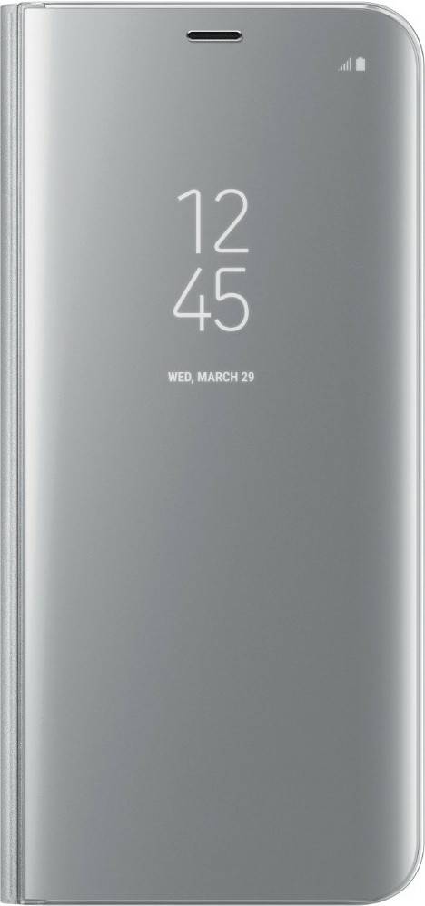 Handy-Zubehör Samsung Clear View Standing Cover (Galaxy S8+)silber