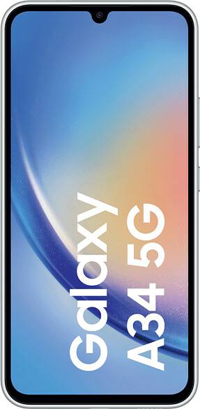 Samsung Galaxy A34128GB Awesome Silver Handys & Smartphones