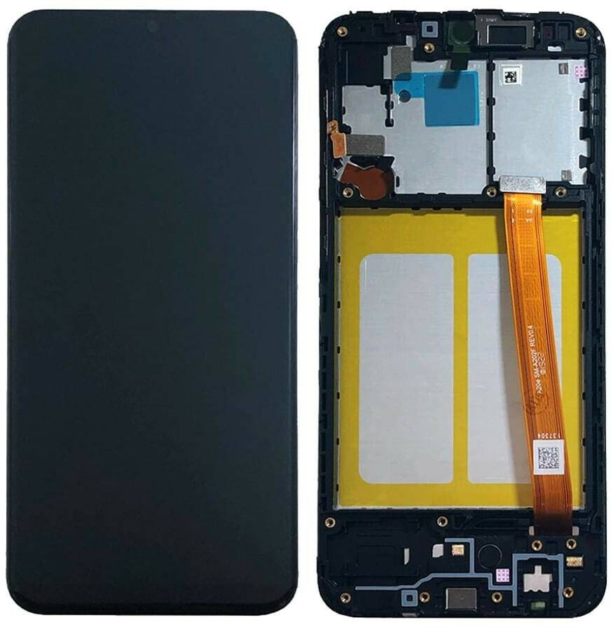 Samsung GH82-20186A LCD Display Touchscreen (Galaxy A20e) Schwarz Handy-Zubehör