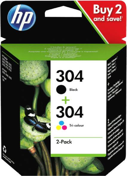 HP Nr. 304 schwarz + Farbe (3JB05AE) Druckerzubehör