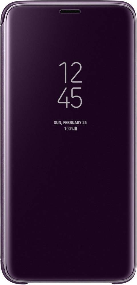 Handy-Zubehör Samsung Clear View Standing Cover (Galaxy S9)violett