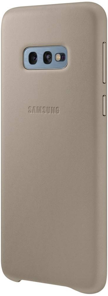 Samsung Leather Cover (Galaxy S10e)grau Handy-Zubehör