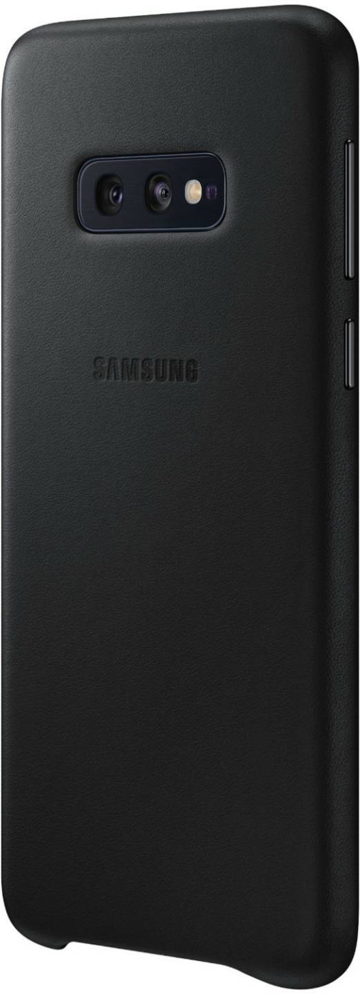 Samsung Leather Cover (Galaxy S10e)schwarz Handy-Zubehör