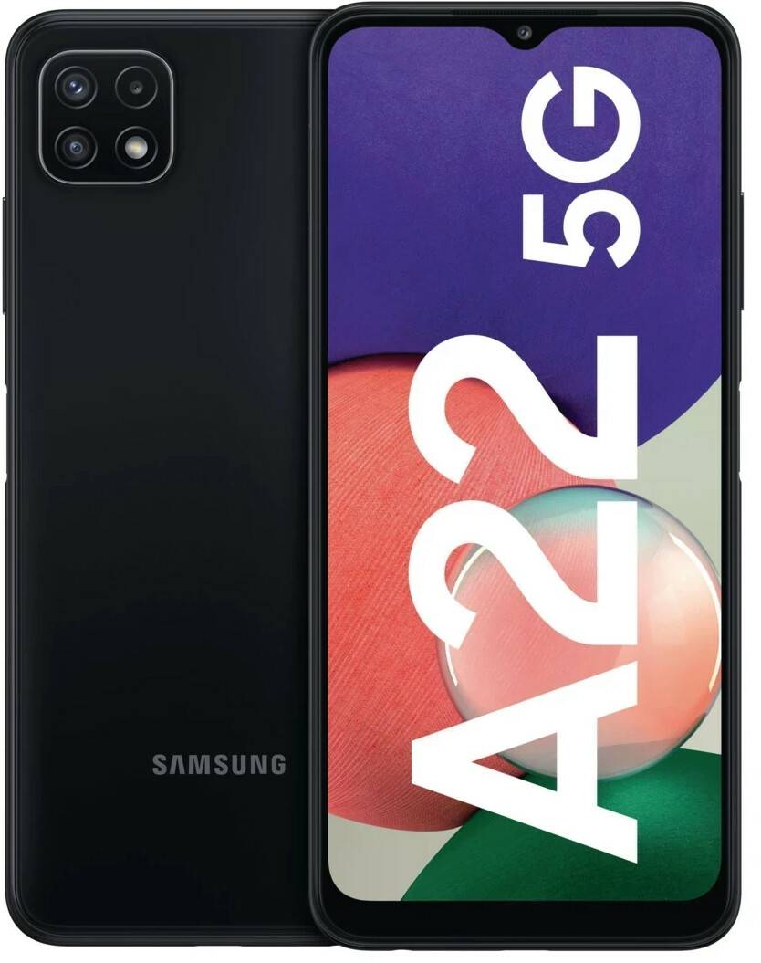 Samsung Galaxy A22 5G64GB Grau Handys & Smartphones