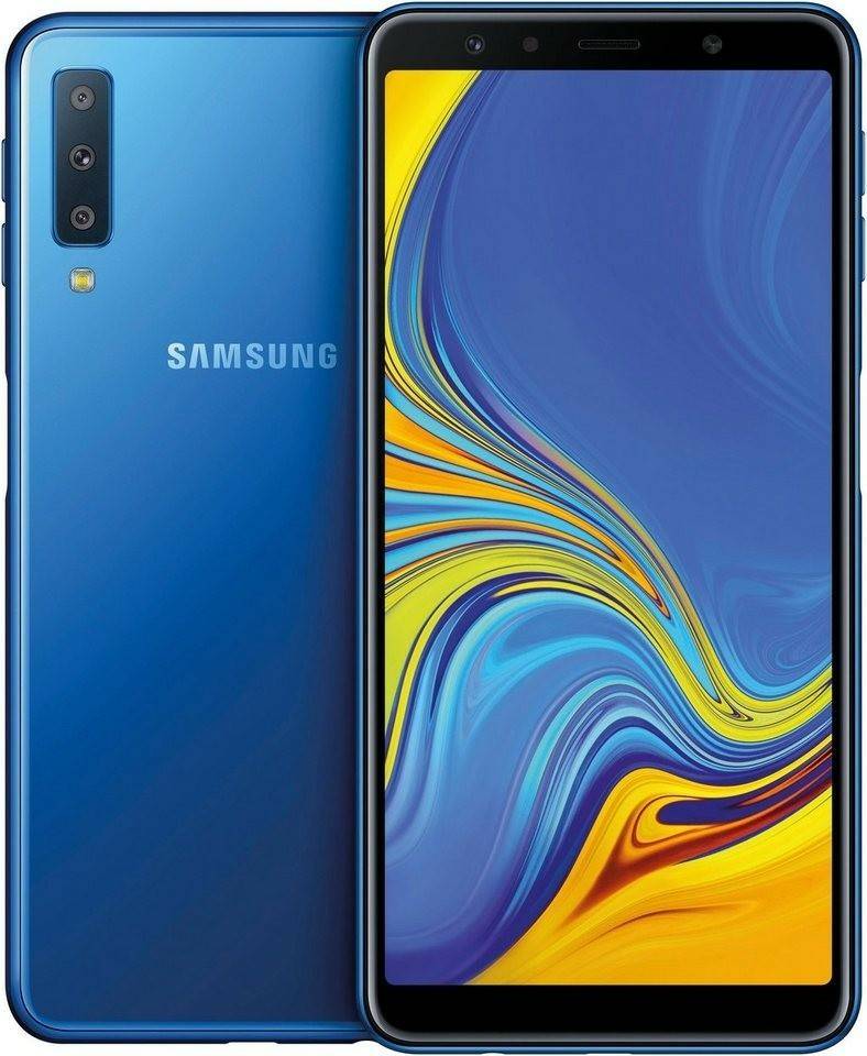 Samsung Galaxy A7 (2018)blau Handys & Smartphones