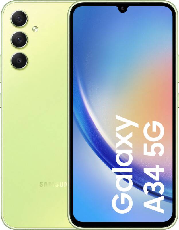 Samsung Galaxy A34128GB Awesome Lime Handys & Smartphones