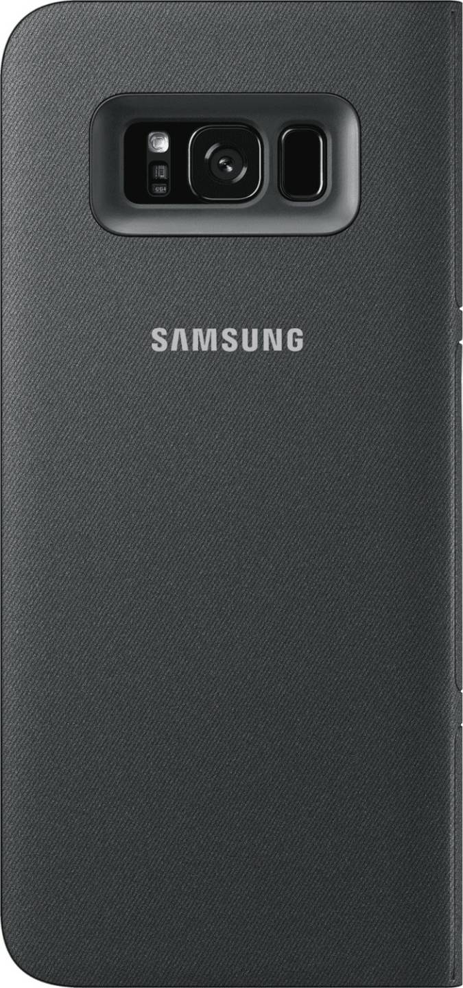 Samsung LED View Cover (Galaxy S8+)schwarz Handy-Zubehör