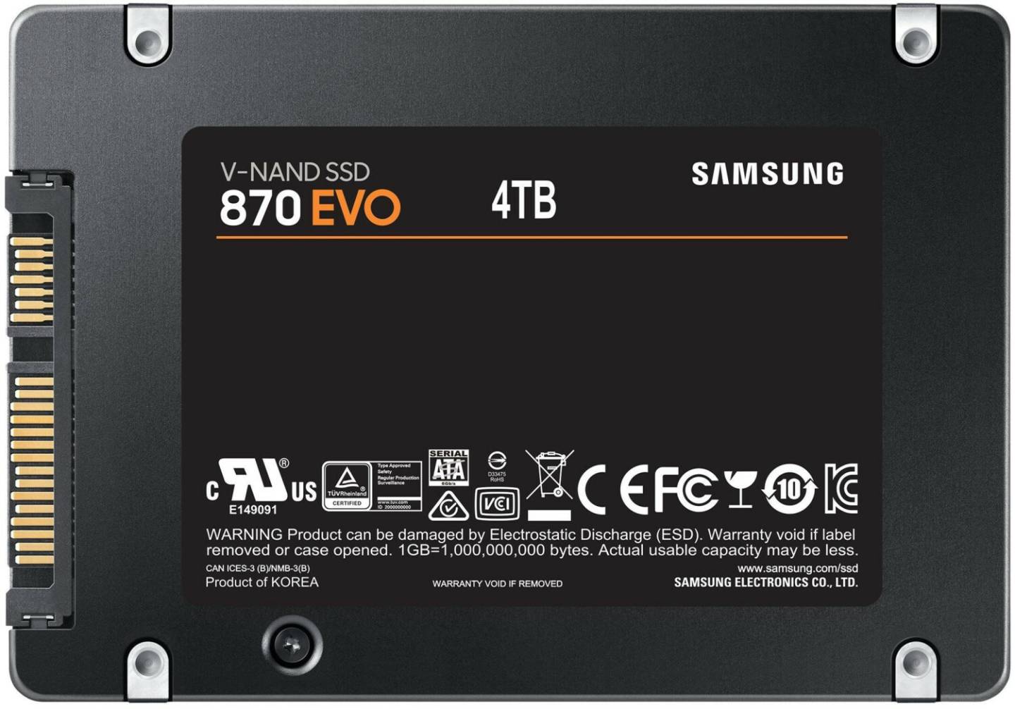 Samsung 870 Evo 2.54TB PC-Komponenten