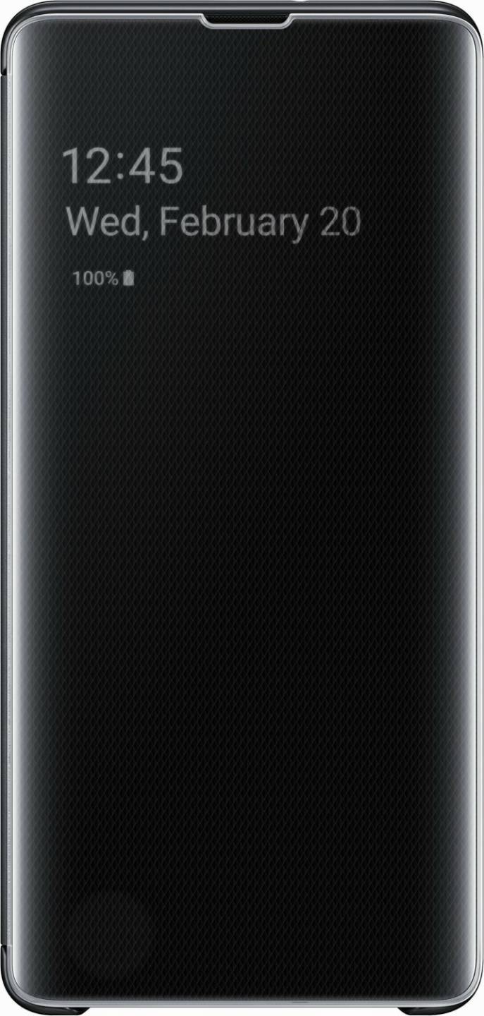 Samsung Clear View Cover (Galaxy S10+)schwarz Handy-Zubehör