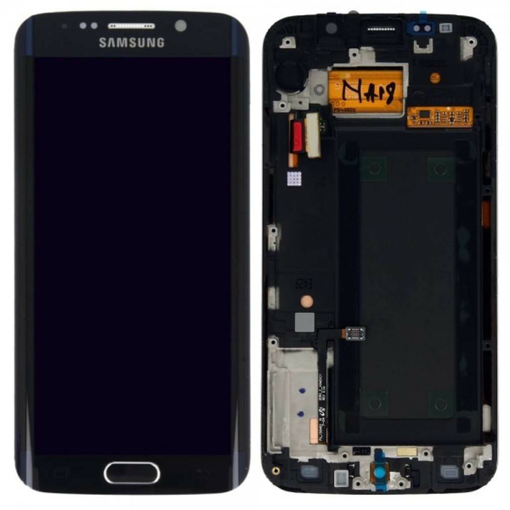 Handy-Zubehör Samsung Komplett-Displayeinheit (Galaxy S6 Edge)schwarz