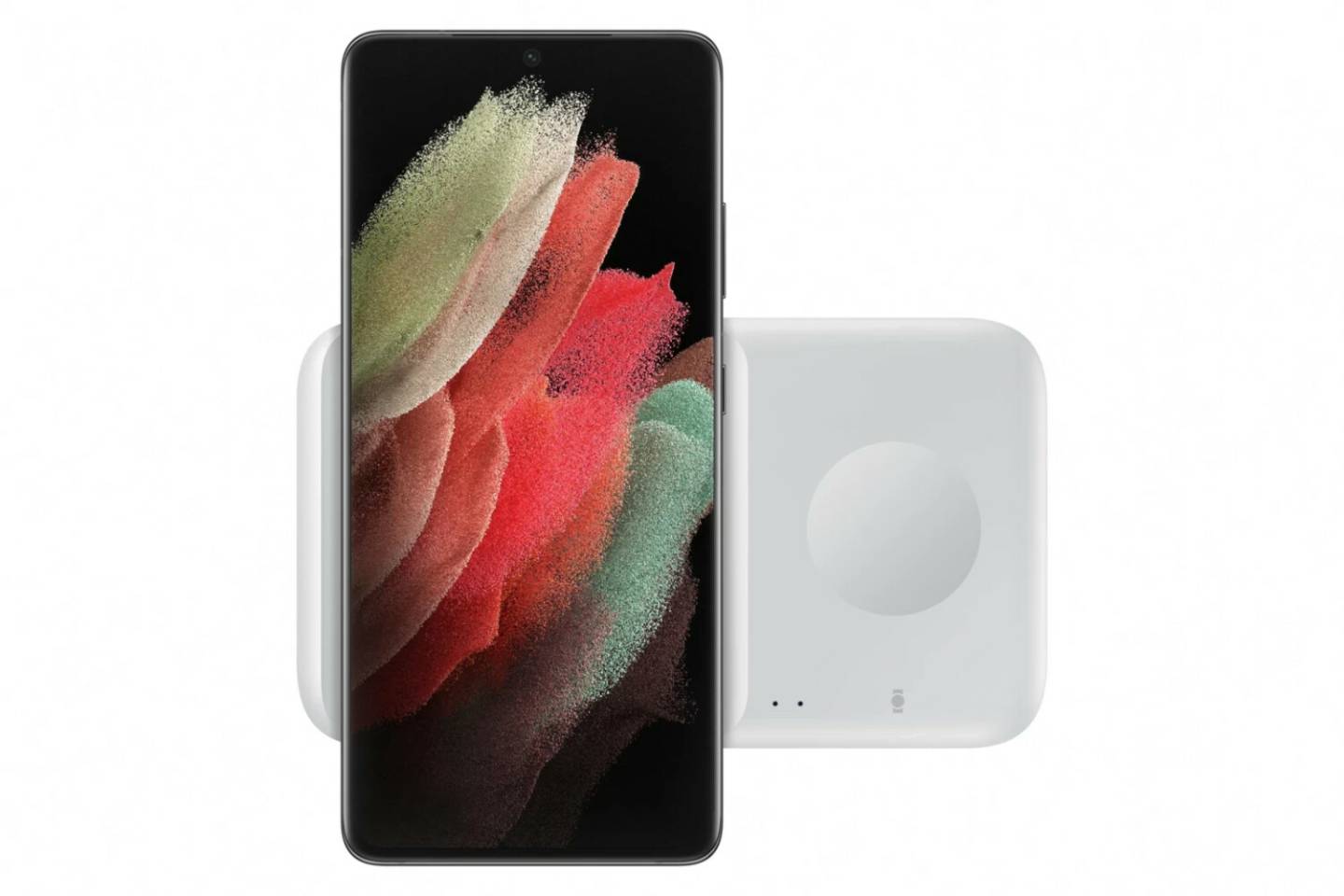 Handy-Zubehör Samsung Wireless Charger Duo EP-P4300ohne Ladegerät Weiß