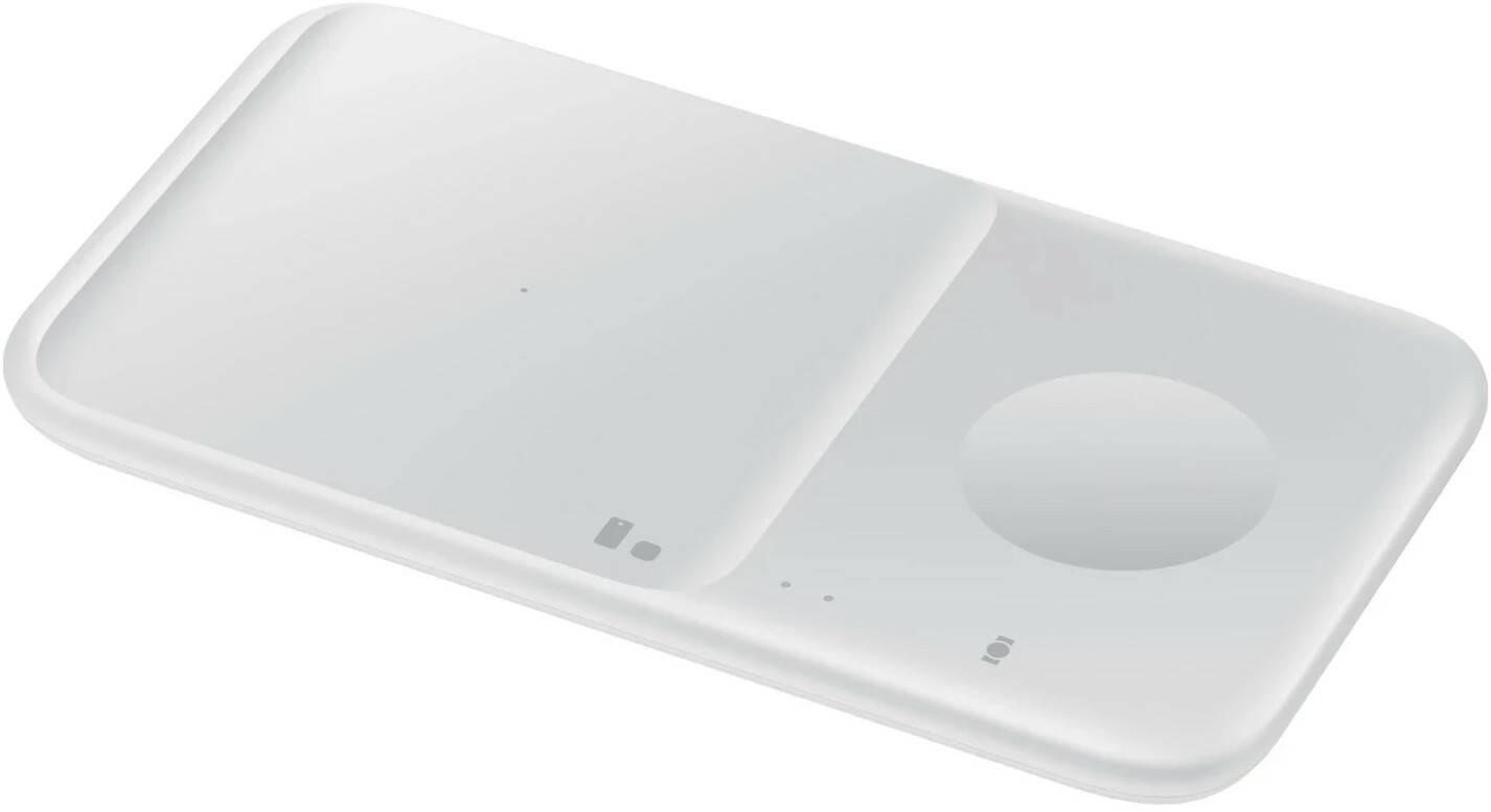 Handy-Zubehör Samsung Wireless Charger Duo EP-P4300mit Ladegerät Weiß