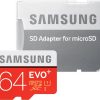 Samsung EVO Plus microSD UHS-I U1microSDXC 64GB (MB-MC64DA) Kamera-Zubehör