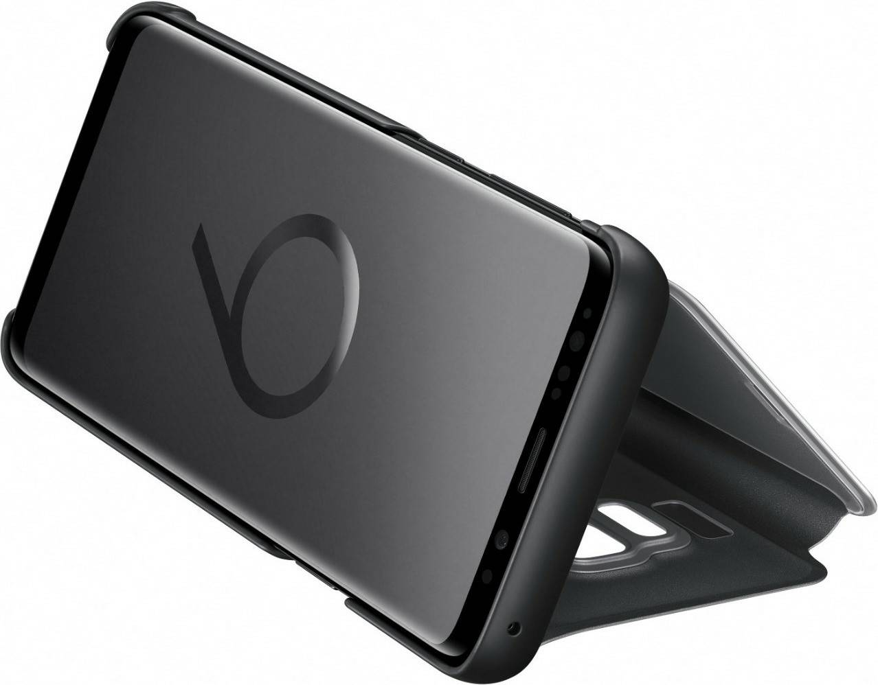 Handy-Zubehör Samsung Clear View Standing Cover (Galaxy S9)schwarz