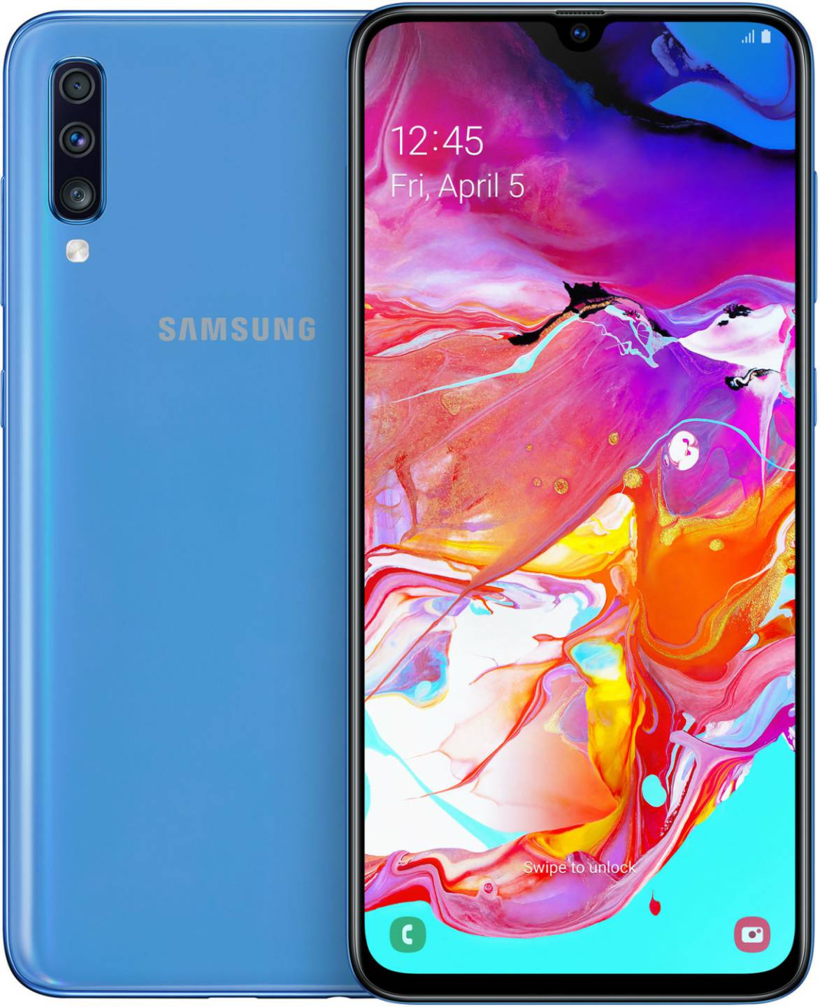 Samsung Galaxy A70blau Handys & Smartphones