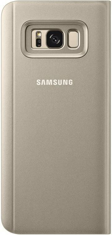 Handy-Zubehör Samsung Clear View Standing Cover (Galaxy S8+)gold