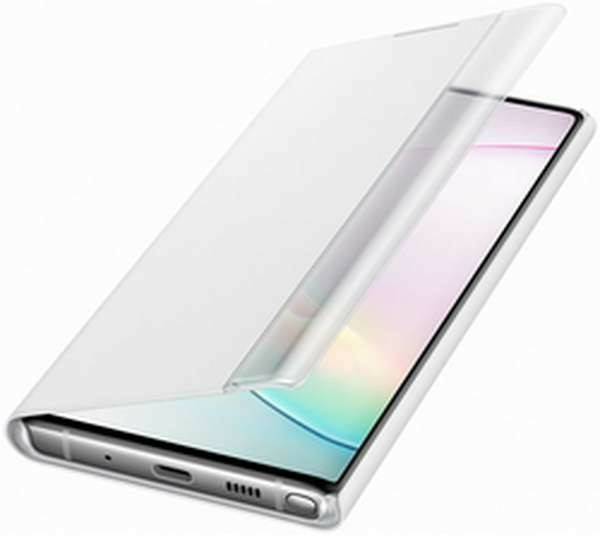 Samsung Clear View Cover (Galaxy Note 10)weiß Handy-Zubehör