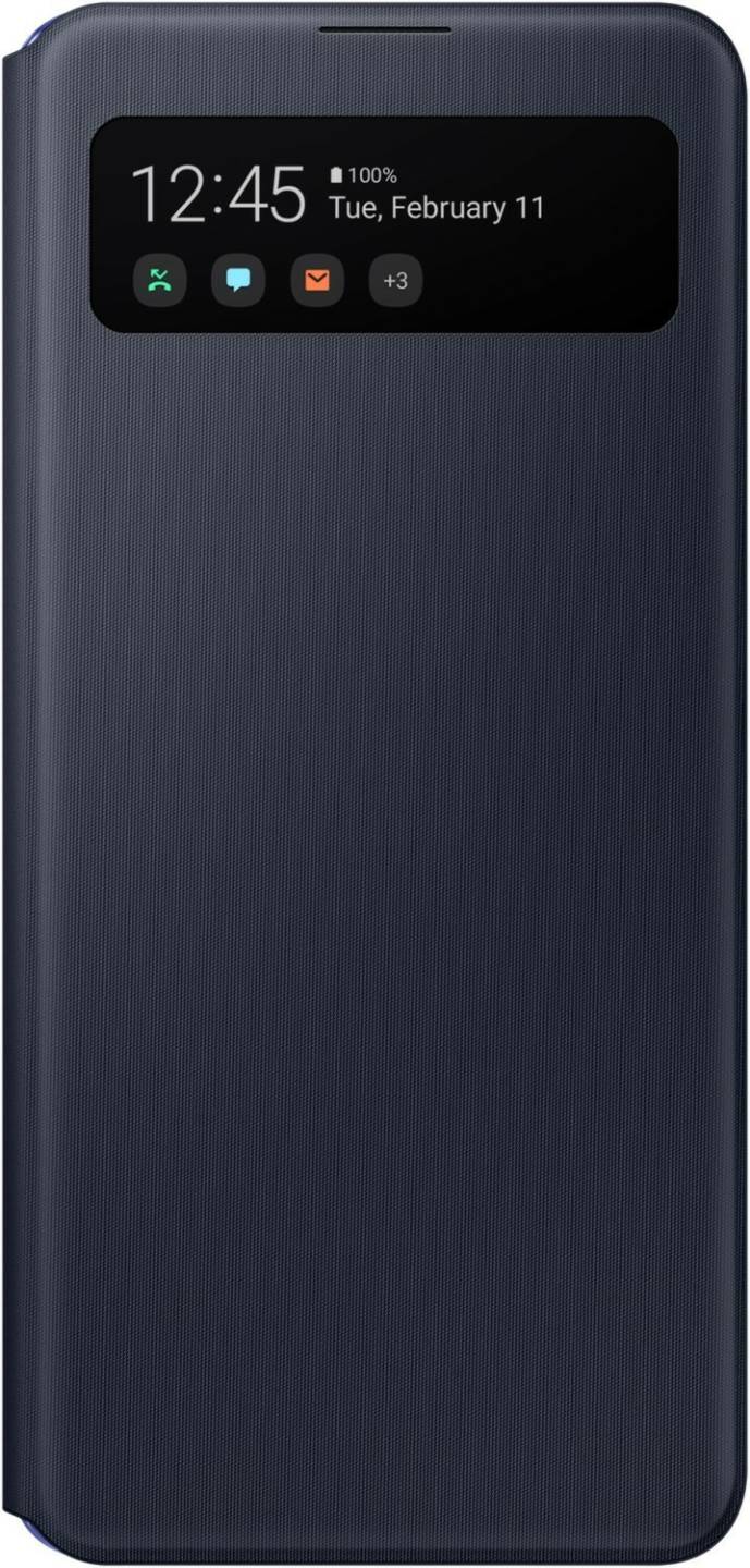 Handy-Zubehör Samsung S View Wallet Cover (Galaxy A41)Schwarz
