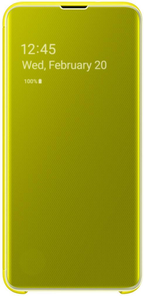 Handy-Zubehör Samsung Clear View Cover (Galaxy S10e)gelb