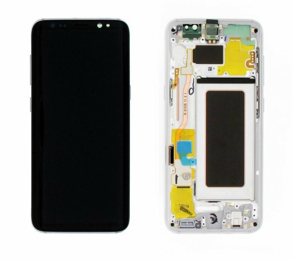 Samsung Display LCD Set (Galaxy S8 G950F)Silber Handy-Zubehör