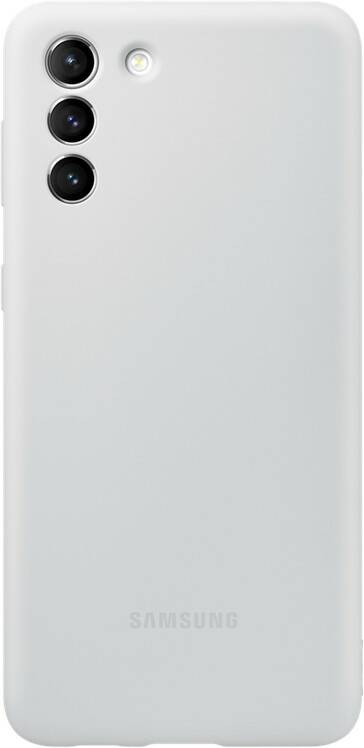 Samsung Silicone Cover (Galaxy S21 Plus)Grey Handy-Zubehör