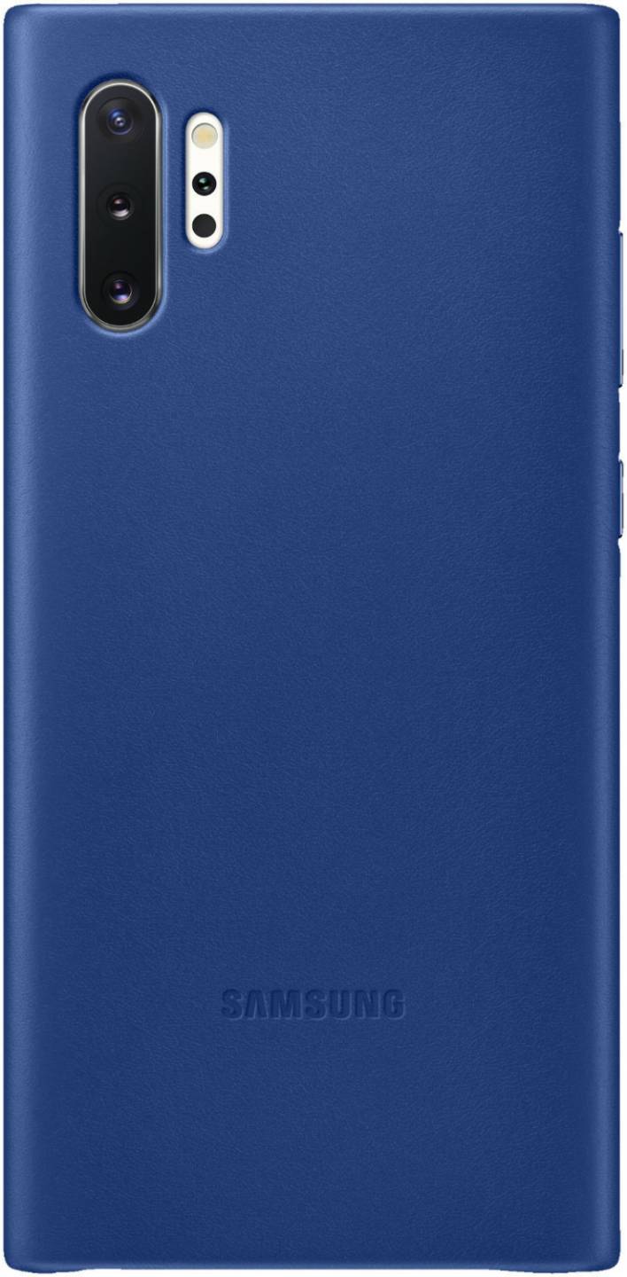 Handy-Zubehör Samsung Leather Wallet Cover (Galaxy Note 10+/Note 10+ 5G)blau