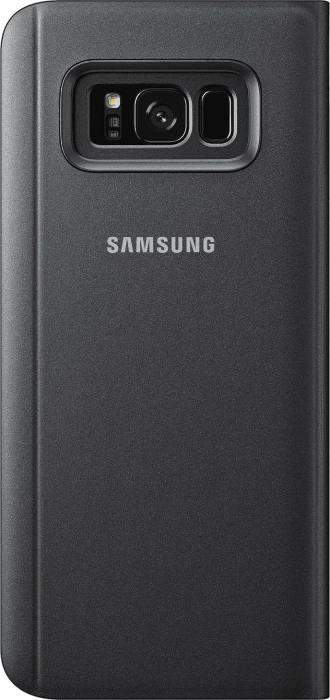 Handy-Zubehör Samsung Clear View Standing Cover (Galaxy S8+)schwarz