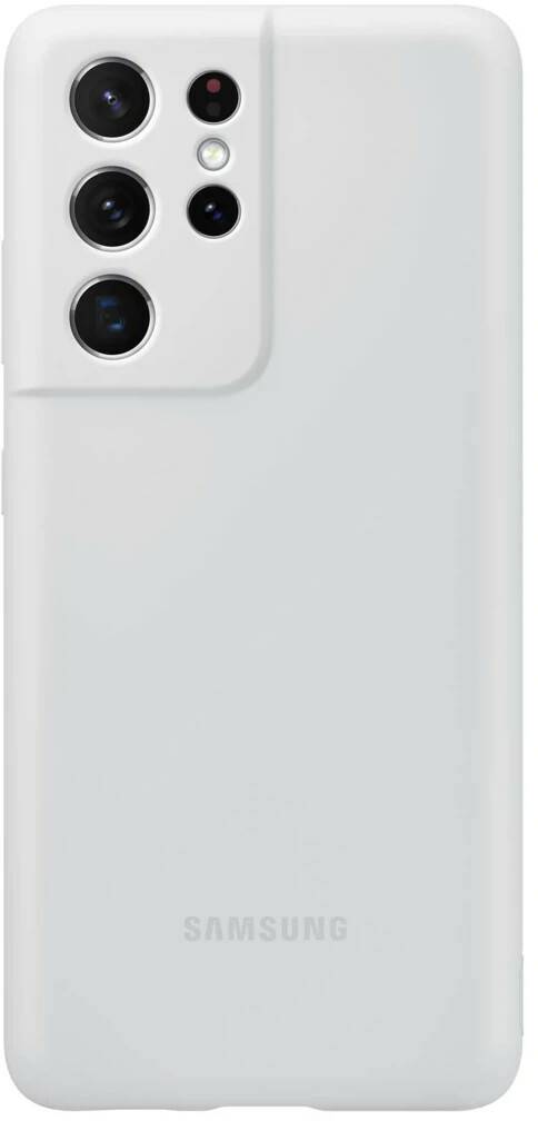 Handy-Zubehör Samsung Silicone Cover (Galaxy S21 Ultra)Grey